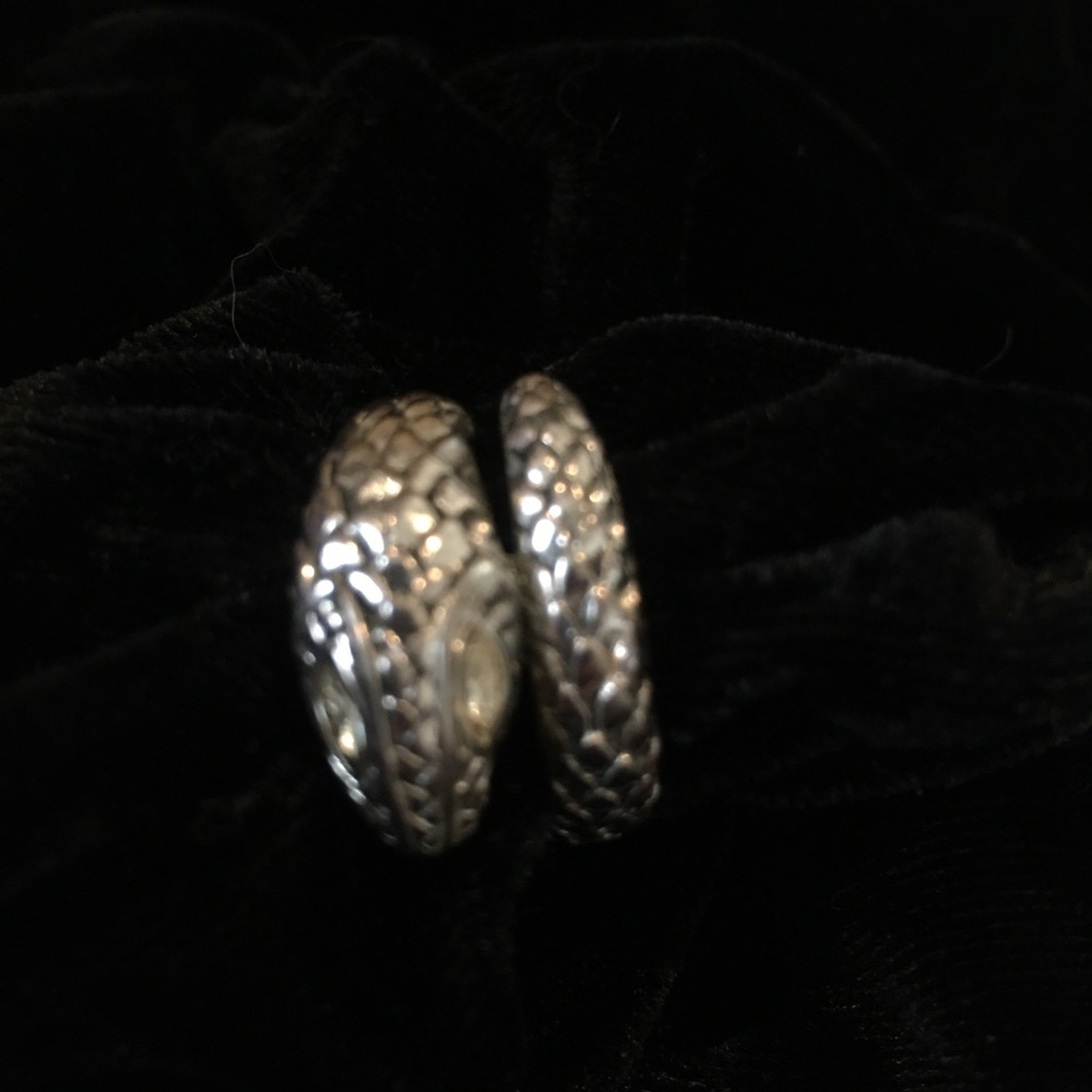 Solid Sterling Snake Ring - image 3